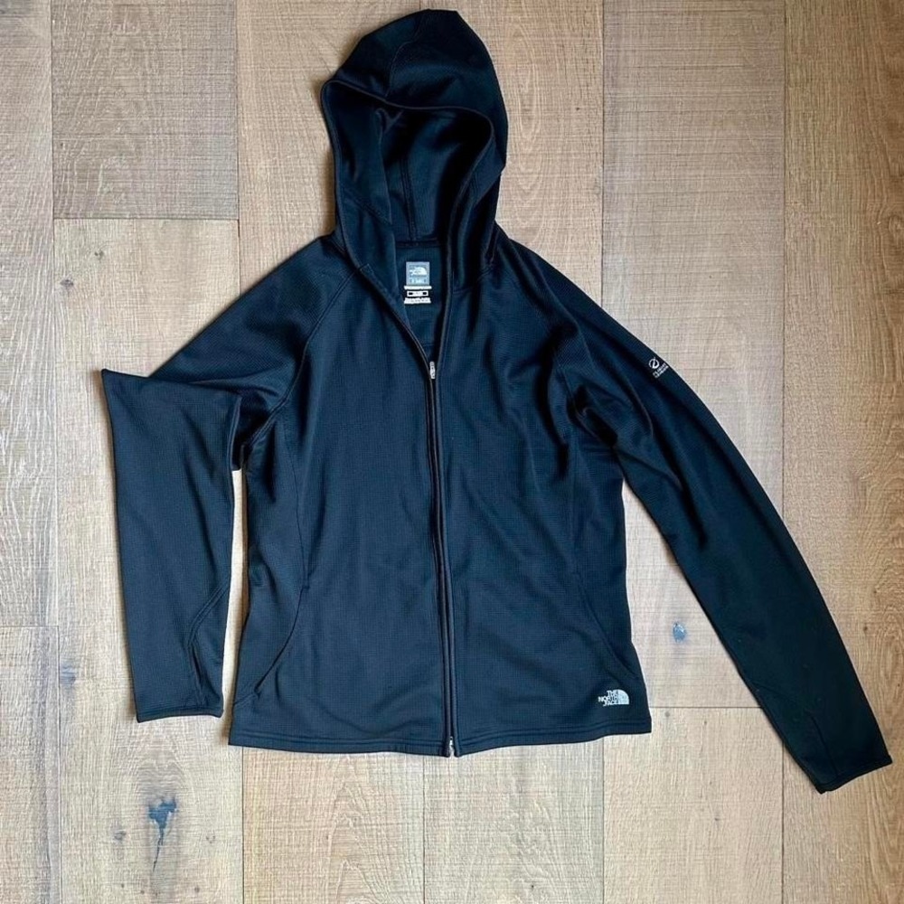 The North Face black lightweight zip up hoodie flight series Women's Size XL